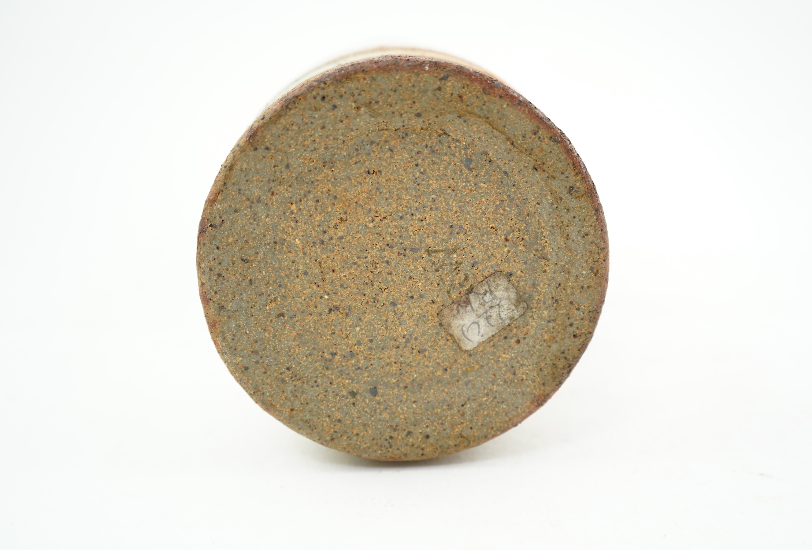 Robin Welch (1936-2019): A stoneware 'Chimney Pot' vase